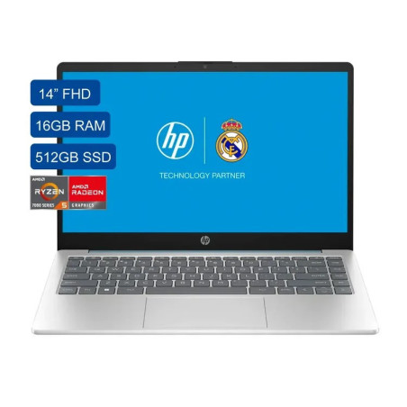 PORTATIL HP PAVILION 14-EM0021LA-RYZEN 5-7520U-DDR5 16GB-SSD 512GB-14' BLUE